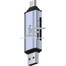 Karšu lasītājs un adapteris | Datu pārraides ierīce | 2in1 | Dubultā SD un TF karšu lasīšana | USB-A + USB-C | līdz 5 Gb/s | CUDY UH200 1 Karšu lasītājs un adapteris | Datu pārraides ierīce | 2in1 | Dubultā SD un TF karšu lasīšana | USB-A + USB-C | līdz 5 Gb/s | CUDY UH200 1