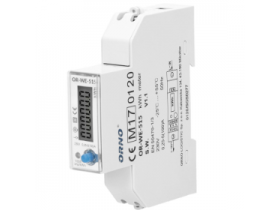 Modulinis | skaitmeninis elektros energijos skaitiklis | 1F | 80A | 230V | skaičiai rodomi vertikaliai eilutėje | IP20 | DIN | Modbus | Orno | OR-WE-504 Modulinis | skaitmeninis elektros energijos skaitiklis | 1F | 80A | 230V | skaičiai rodomi vertikaliai eilutėje | IP20 | DIN | Modbus | Orno | OR-WE-504