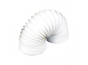 Lankstus PVC ortakis | vėdinimo | ventiliacijos sistemoms | D125mm | 2m | baltas | LOB1252