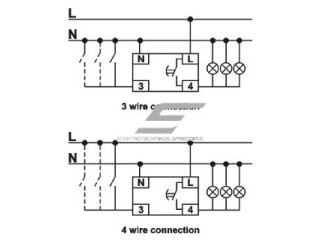 Modulinė laiptinės apšvietimo relė | 16A | 220-240V | 2000W | DIN | Promfactor Baltic | FRT14 6 | 4772151003136 1