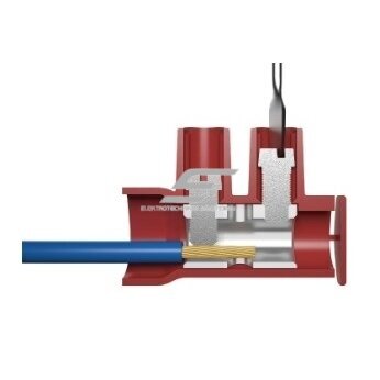 Electrical wire connector | 2,5-6mm² | 41A | red | Tekox 2 Electrical wire connector | 2,5-6mm² | 41A | red | Tekox 2