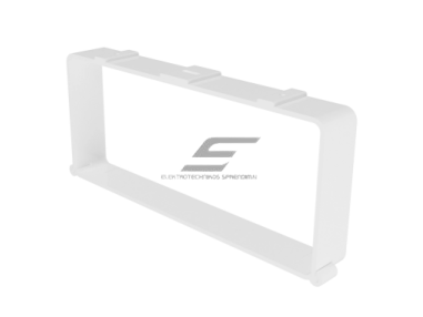 Laikiklis kvadratiniam ortakiui | vėdinimo sistemai | su fiksatoriumi | 90x220mm | baltas | plastikinis Laikiklis kvadratiniam ortakiui | vėdinimo sistemai | su fiksatoriumi | 90x220mm | baltas | plastikinis