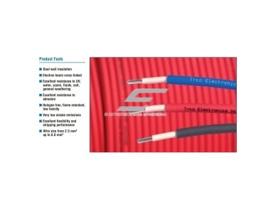 Kabelis | laidas saulės moduliams | 1x4mm² | mėlynas | TYCO | 1-956298-5 | 3S072005027198 Kabelis | laidas saulės moduliams | 1x4mm² | mėlynas | TYCO | 1-956298-5 | 3S072005027198