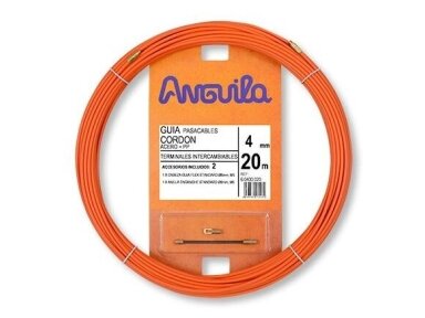 Laidų | kabelių pratraukėjas | pravėrimo sistema | Ø4mm | 20m | oranžinis | plienas | dengtas nailonu | Anguila Estiare | 6.0400.020 | 8436030172431 Laidų | kabelių pratraukėjas | pravėrimo sistema | Ø4mm | 20m | oranžinis | plienas | dengtas nailonu | Anguila Estiare | 6.0400.020 | 8436030172431