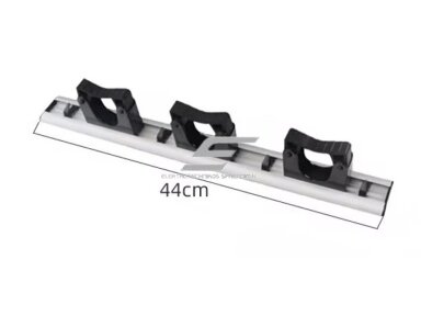 Laikiklis operatyvinėms lazdoms | 3 vietų | 440mm | juodas | aliuminis Laikiklis operatyvinėms lazdoms | 3 vietų | 440mm | juodas | aliuminis