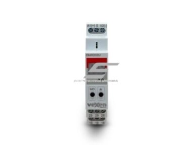 Modulinė | skaitmeninė laiko relė | laikmatis | programuojamas | 2P | 16A | 12-230V | 0,1s-99h | DIN | IP20/IP40 | VEXEN | DMR202U Modulinė | skaitmeninė laiko relė | laikmatis | programuojamas | 2P | 16A | 12-230V | 0,1s-99h | DIN | IP20/IP40 | VEXEN | DMR202U