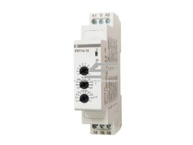 Modulinė | multifunkcinė laiko relė | laikmatis | mechaninė | 16A | 12-240V AC/DC | DIN | Promfactor Baltic | FRT14 12 | 4772151003167