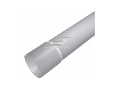 Instaliacinis vamzdis su mova | D50mm | 3m | tiesus | plastikinis | pilkas | IP40 | 1m | RLK50 | 5900607551224