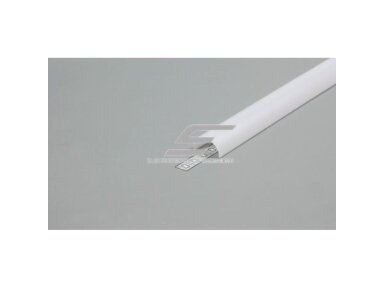 Lankstomo LED profilio dangtelis | 2m | plastikinis Lankstomo LED profilio dangtelis | 2m | plastikinis