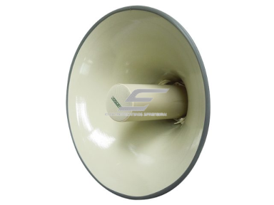 Lauke montuojamas garsiakalbis | kriaušė | lauko pranešimų sistema | 70V/100V | 25W | dviguba garsiakalbių sistema | balta