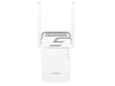 Wi-Fi praplėtėjas maršrutizatorius | signalo stiprintuvas | bevielio tinklo skleidėjas | Wi-Fi | 2.4 GHz + 5 GHz  | iki 1500 Mbps | CUDY RE1500