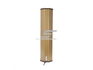 Lauko sieninė garso kolonėlė | atspari vandeniui | 100V | 40W | aliuminio korpusas | 4x4" žemadažnis + 1x2.5" aukštadažnis garsiakalbis | auksinė
