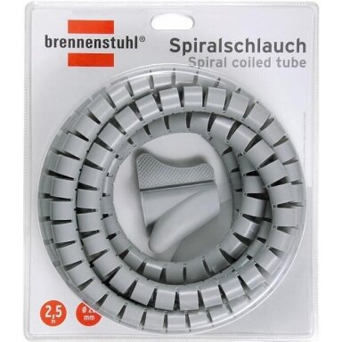 Protective flexible spiral cable wrap for wires and cables | Ø20 mm | 2.5 m | Brennenstuhl Spiralschlauch | 1164360 | 4007123562381 Protective flexible spiral cable wrap for wires and cables | Ø20 mm | 2.5 m | Brennenstuhl Spiralschlauch | 1164360 | 4007123562381