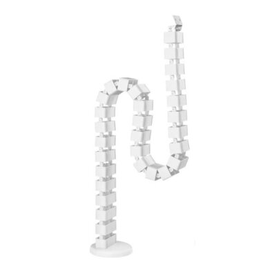 Juhtmete | kaablite kaitsekanal | reguleeritava kõrgusega lauale | 6m | 150mm | valge | alumiinium Juhtmete | kaablite kaitsekanal | reguleeritava kõrgusega lauale | 6m | 150mm | valge | alumiinium