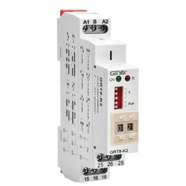 Digital Multifunction Time Relay | 5A | 12-240V | Geya Digital Multifunction Time Relay | 5A | 12-240V | Geya