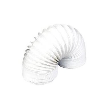Flexible PVC air duct | for ventilation | ventilation systems | D125mm | 1m | white | LOB1251 Flexible PVC air duct | for ventilation | ventilation systems | D125mm | 1m | white | LOB1251