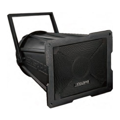 Āra sienas skaļrunis | lielām teritorijām | 100V | 1000W | virzīta 50°×45° skaņas izkliede | koaksiāla 2-joslu konstrukcija