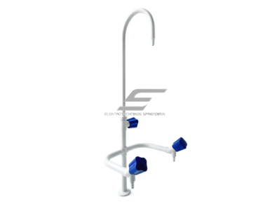 Laboratorinis vandens maišytuvas | atsparus chemikalams, UV spinduliams | 360° pasukamas | stalinis | žalvarinis | 400 mm