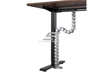 Laidų | kabelių apsauginis kanalas | reguliuojamo aukščio stalui | 5m | 50mm | baltas | aliuminis 1