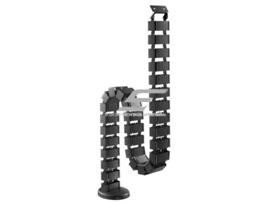 Laidų | kabelių apsauginis kanalas | reguliuojamo aukščio stalui | 3m | 200mm | juodas | aliuminis Laidų | kabelių apsauginis kanalas | reguliuojamo aukščio stalui | 3m | 200mm | juodas | aliuminis