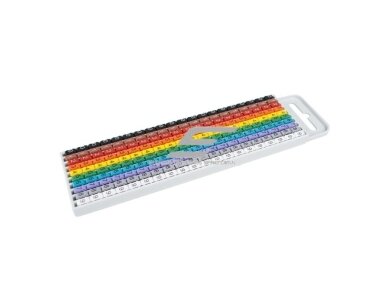 Laidų | kabelių identifikavimo ir markiravimo žymeklių rinkinys su simboliais 0-9 | laidams 4-6mm² | 200vnt. | Solera Laidų | kabelių identifikavimo ir markiravimo žymeklių rinkinys su simboliais 0-9 | laidams 4-6mm² | 200vnt. | Solera