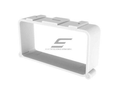 Laikiklis kvadratiniam ortakiui | vėdinimo sistemai | 50x110mm | baltas | plastikinis | 511LKO Laikiklis kvadratiniam ortakiui | vėdinimo sistemai | 50x110mm | baltas | plastikinis | 511LKO