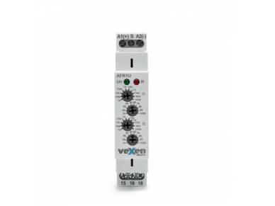 Modulinė laiko relė | laikmatis | mechaninė | 16A | 12-230V | AC/DC | DIN | VEXEN | MFR101U 1 Modulinė laiko relė | laikmatis | mechaninė | 16A | 12-230V | AC/DC | DIN | VEXEN | MFR101U 1