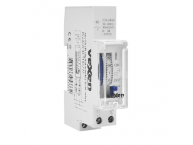 Modulinė laiko relė | laikmatis | mechaninė | 16A | 230V | DIN | IP20 | VEXEN | MDTH1R-PRO Modulinė laiko relė | laikmatis | mechaninė | 16A | 230V | DIN | IP20 | VEXEN | MDTH1R-PRO