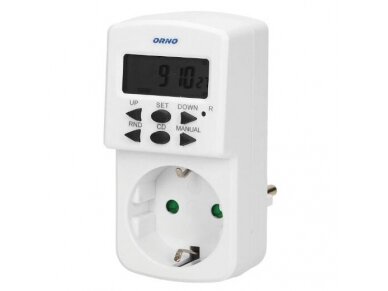 Laiko relė | laikmatis | SCHUKO | 7d./24val. | programuojama | skaitmeninė | 8A | 1800W | 230V | IP20 | Orno | OR-PRE-428(GS) | 5902560323122 Laiko relė | laikmatis | SCHUKO | 7d./24val. | programuojama | skaitmeninė | 8A | 1800W | 230V | IP20 | Orno | OR-PRE-428(GS) | 5902560323122