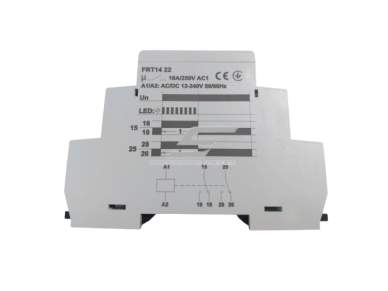 Modulinė laiko relė | laikmatis | mechaninė | su uždelstu išjungimu | 16A | 12-240V | 2C/O | DIN | Promfactor Baltic | FRT14 22 | 4772151003228 3
