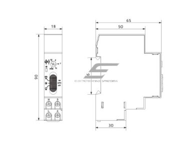 Modulinė laiptinės apšvietimo relė | 16A | 220-240V | 2000W | DIN | Promfactor Baltic | FRT14 6 | 4772151003136 2 Modulinė laiptinės apšvietimo relė | 16A | 220-240V | 2000W | DIN | Promfactor Baltic | FRT14 6 | 4772151003136 2