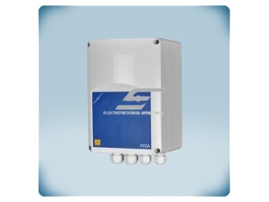 Laisvojo vėsinimo valdiklis | 2×PT500 įėjimai | 0-10VDC/4-20mA/PWM | relė 2A | Modbus RTU | 85-264VAC | IP54 | Sentera Controls | FCCA8-DM 2