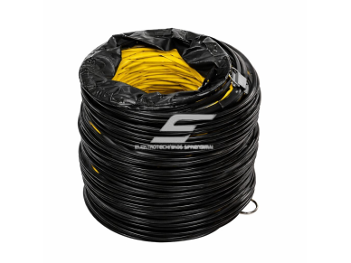 Lankstus PVC ventiliacijos ortakis | oro padavimo / ištraukimo žarna | 14" | 0.45 mm | aukštai temperatūrai | geltonas 2 Lankstus PVC ventiliacijos ortakis | oro padavimo / ištraukimo žarna | 14" | 0.45 mm | aukštai temperatūrai | geltonas 2