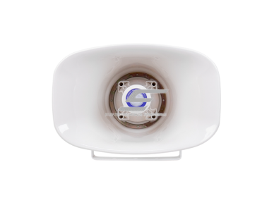 Lauke montuojamas garsiakalbis | kriaušė | lauko pranešimų sistema | 70V/100V/8Ω | 50W | IP66 | tvirtas ABS korpusas | balta 2 Lauke montuojamas garsiakalbis | kriaušė | lauko pranešimų sistema | 70V/100V/8Ω | 50W | IP66 | tvirtas ABS korpusas | balta 2
