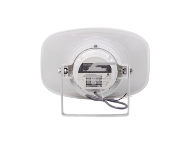 Lauke montuojamas garsiakalbis | kriaušė | lauko pranešimų sistema | 70V/100V/8Ω | 50W | IP66 | tvirtas ABS korpusas | balta 3 Lauke montuojamas garsiakalbis | kriaušė | lauko pranešimų sistema | 70V/100V/8Ω | 50W | IP66 | tvirtas ABS korpusas | balta 3