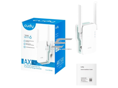 Wi-Fi praplėtėjas maršrutizatorius | signalo stiprintuvas | bevielio tinklo skleidėjas | Wi-Fi | 2.4 GHz + 5 GHz | iki 1500 Mbps | CUDY RE1500 2 Wi-Fi praplėtėjas maršrutizatorius | signalo stiprintuvas | bevielio tinklo skleidėjas | Wi-Fi | 2.4 GHz + 5 GHz | iki 1500 Mbps | CUDY RE1500 2