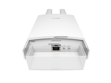 Lauko Wi-Fi prieigos taškas | bevielio tinklo skleidėjas | Wi-Fi 6 klasė | iki 2402 Mbps | IP65 | PoE | didelio nuotolio ryšys | CUDY AP3000 1