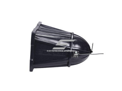 Lauko sieninė garso kolonėlė | didelėms teritorijoms | 100V | 150W | kryptinė 70°×50° garso dispersija | 3 taškų montavimas | juoda 2