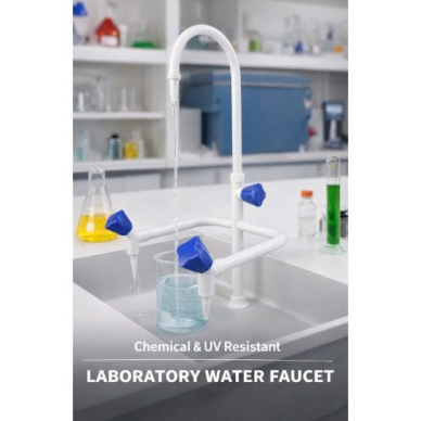 Laboratory water mixer | resistant to chemicals, UV radiation | 360° rotatable | tabletop | brass | 400 mm 3 Laboratory water mixer | resistant to chemicals, UV radiation | 360° rotatable | tabletop | brass | 400 mm 3