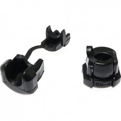 Cable | wire entry strain relief | box | cavity | 8,25-9,15mm | round | black