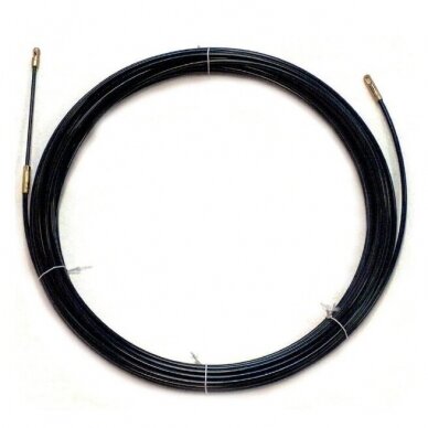 Wire | cable puller | threading system | Ø4mm | 25m | black | nylon Wire | cable puller | threading system | Ø4mm | 25m | black | nylon