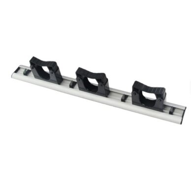 Holder for operating sticks | 3 places | 440 mm | black | aluminium Holder for operating sticks | 3 places | 440 mm | black | aluminium