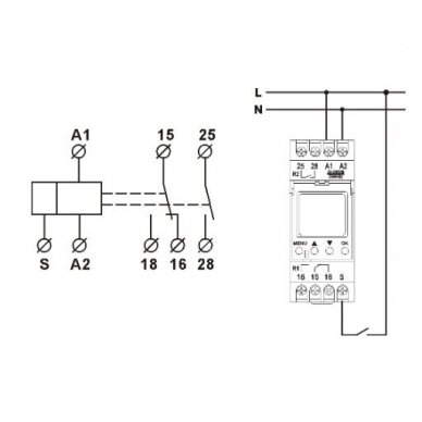 Aja relee (taimer) | Digitaalne | Mitmeotstarbeline | DIN-montaaž | 8A | 24-240V | FRT14 62 2 Aja relee (taimer) | Digitaalne | Mitmeotstarbeline | DIN-montaaž | 8A | 24-240V | FRT14 62 2