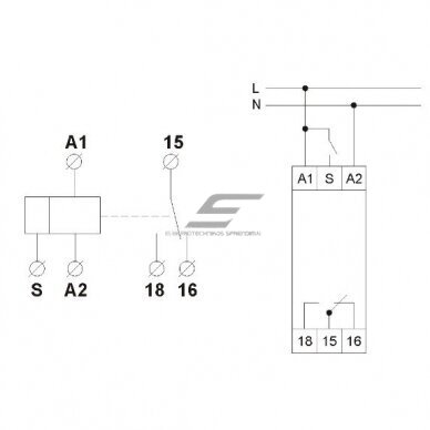 Aja relee | Multifunktsionaalne | 16A | 12-240V AC/DC | FRT14 12 2 Aja relee | Multifunktsionaalne | 16A | 12-240V AC/DC | FRT14 12 2