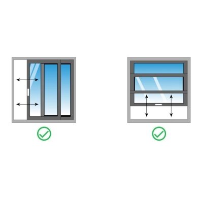 Window sealing kit | for portable air conditioner connection | for sliding window | D150mm | 1800x250mm | white 2