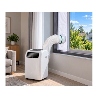 Akna tihend | mobiilse kliimaseadme ühendamiseks | liugaknale | D150mm | 1600x250mm | valge 6 Akna tihend | mobiilse kliimaseadme ühendamiseks | liugaknale | D150mm | 1600x250mm | valge 6