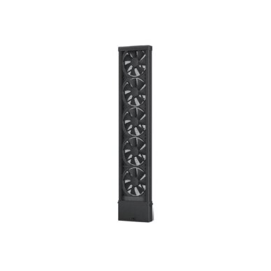 Loga nosūces ventilators | bīdāmiem logiem | 22W | 750-800mm | 230V | plastmasa | melns
