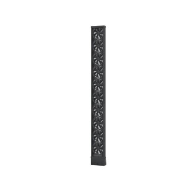 Loga nosūces ventilators | bīdāmiem logiem | 44W | 1550-1600mm | 230V | plastmasa | melns