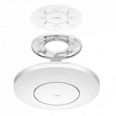Punkt dostępowy ścienny/sufitowy | Nadajnik sieci bezprzewodowej | Wi-Fi | 5 GHz + 2.4 GHz | IP65 | 2402 + 574 Mb/s | Zasilanie PoE 2