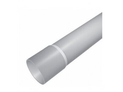 Instaliacinis vamzdis su mova | D25mm | 3m | tiesus | plastikinis | pilkas | IP40 | 1m | RLK25 | 5900607557905